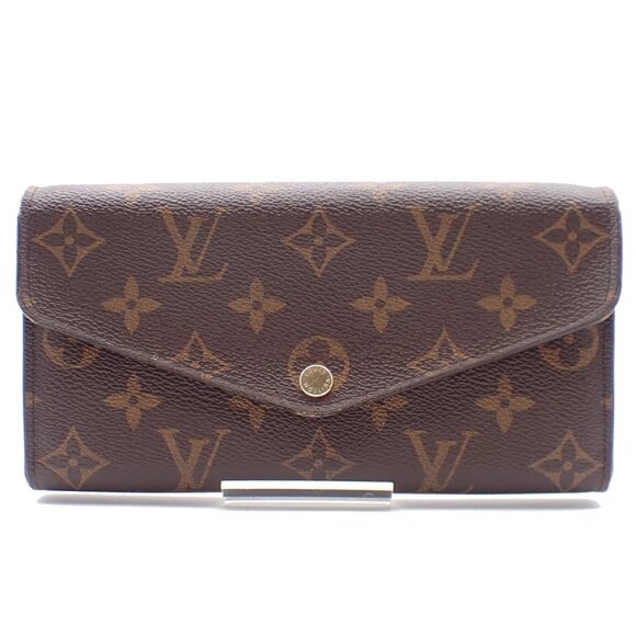 LOUIS VUITTON Portefeuille Sarah Long Bifold Wallet Monogram BN M60531 09EF432 - Picture 1 of 16